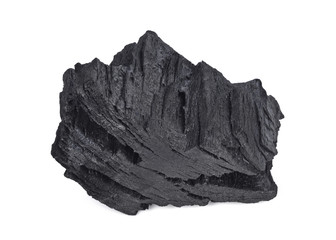 Coal Isolated on White Background