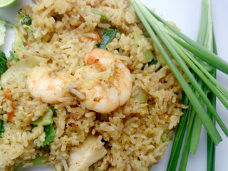 Pad Thai, stir-fried rice noodles with tofu. The one of Thailand's national main dish. the popular food in Thailand. Thai Fried Noodles. Vegetarian Food, healthy food