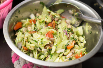 Thai spicy cucumber salad