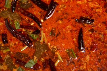 Obraz na płótnie Canvas spicy seafood Tom yum soup