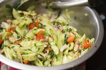 Thai spicy cucumber salad