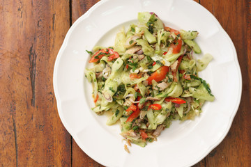 Thai spicy cucumber salad