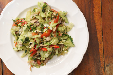 Thai spicy cucumber salad