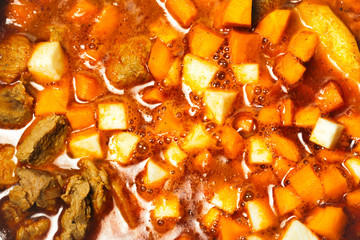 Meat stew with vegetables