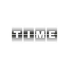 Time icon. Time and watch, timer symbol. UI. Web. Logo. Sign. Flat design. App. Stock
