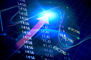 Economic arrow and stock trading