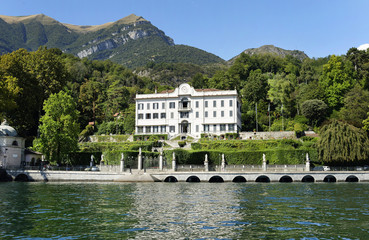 Villa Carlota in Tremezzo, on the shore of Como lake, facing the Bellagio peninsula. 
Italy, sept. 2015