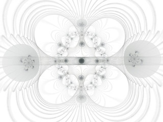 fractal on white