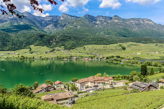 Blick auf den Kalterer See