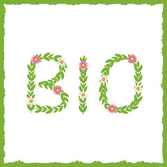 Bio concept illustration