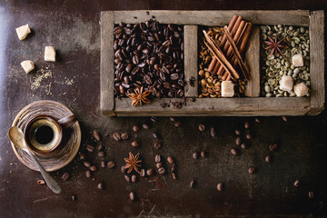Variation of coffee beans