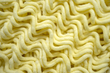 Isolated instant noodles