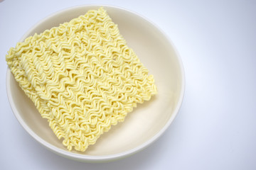 Isolated instant noodles