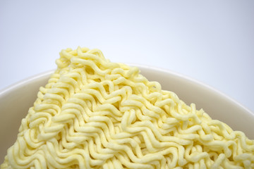 Isolated instant noodles