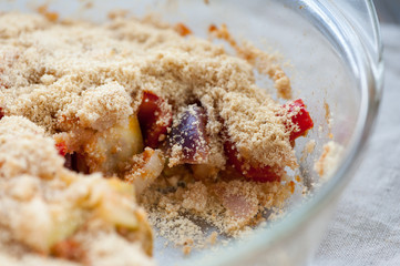 Baked mixed vegetables