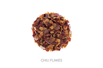 Chili flakes shape of ball