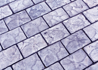 Blue stone pavement texture.