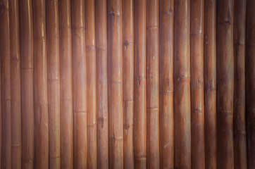 Bamboo texture with soft light - Vintage filter effect.