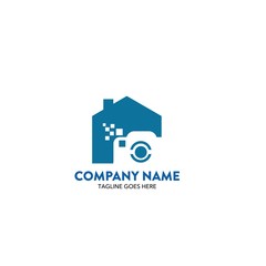 Fototapeta premium Szablon logo fotografii
