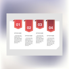 Infographic design, options concept. Template for Business presentation