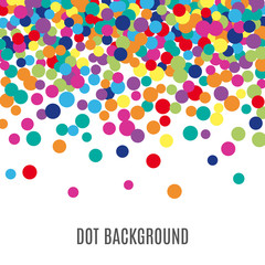 Colorful abstract dot background