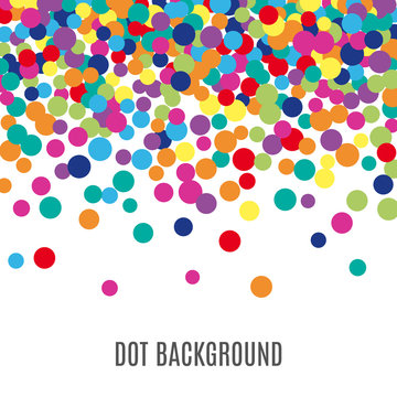 Colorful abstract dot background