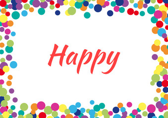 Colorful abstract dot background © Hanna