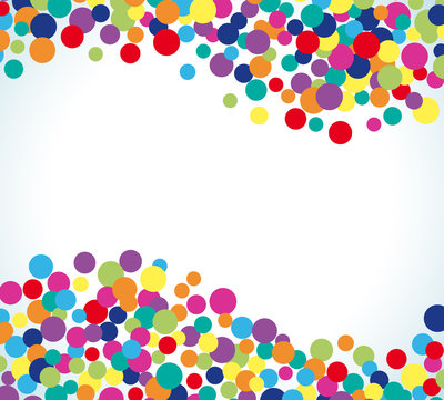 Colorful abstract dot background