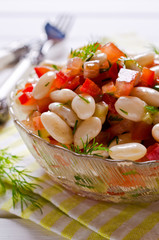 Salad with beans