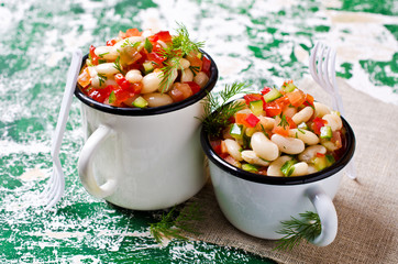 Salad with beans