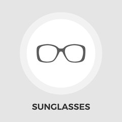 Sunglasses flat icon