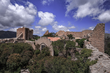 Fototapeta premium Medieval Castle Castellaccio near Monreale, Sicily
