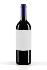 Still Life professionale, Modello di bottiglia di vino con etichetta bianca in differenti formati. Eccellente per post-produzioni digitali