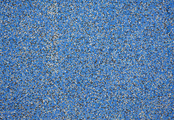 Square pixel mosaic background with bluish tones