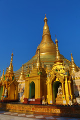 Fototapeta na wymiar Shwedagon Paya pagoda in Myanmar