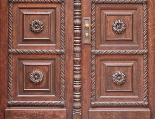 vintage house solid wood door