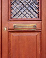 vintage door handle closeup