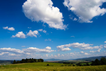Fototapeta na wymiar Landscape with clouds