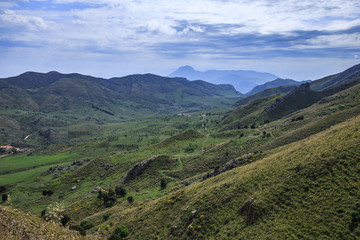 Sicilian Spring Hills Landscape