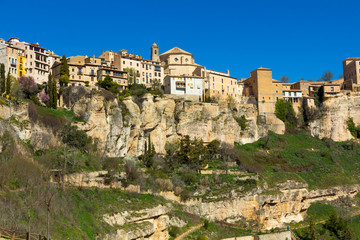 General view of the historic city of Cuenca, Spain