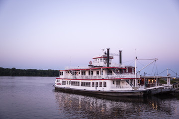Mark Twain river boat on the MIssissippi