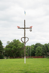 Obraz premium Swedish midsummer maypole