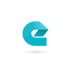 Letter E logo icon design template elements