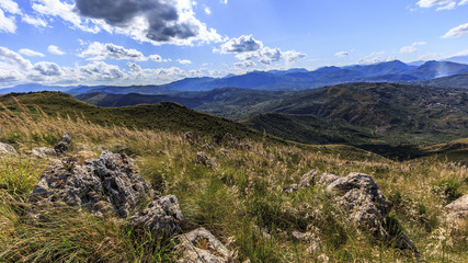Sicilian Spring Hills Landscape
