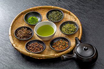 おいしい日本茶 Delicious Japanese green tea is various