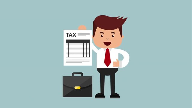 tax time, video animation