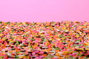 colorful sugar sprinkle