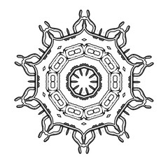 Fototapeta premium Vector circular ornament. Mandala design.