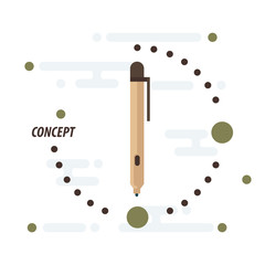 design pen concept brown