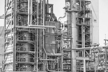 Chemical refinery plant